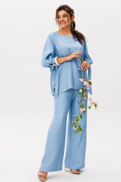 Блуза, брюки Anelli 1536 небо - фото 2
