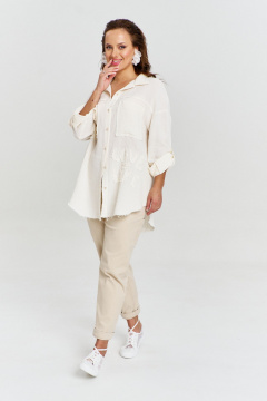 Блуза AVE RARA 2182/3 cливочный - фото 3