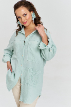 Блуза AVE RARA 2182/4 пыльная_мята - фото 1