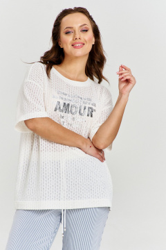 Брюки AVE RARA 4068 бело-синий - фото 3