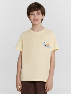 Футболка, шорты Mark Formelle 393329/24-27451П-0 св.желтый_шоколадное_мартини_печать_1_сл_на_пол_2_с - фото 5