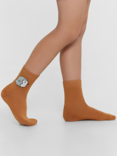 Носки Mark Formelle 504K-2462/B2-23504K кэмел_рис.2462 - фото 3