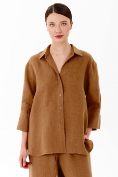 Рубашка SHLOMO 1-8-2110 капучино - фото 1