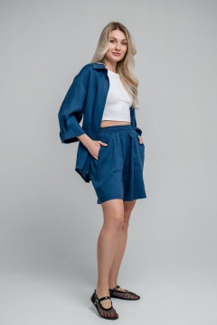 Шорты SHLOMO 5-1-369 синий - фото 1