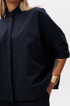 Блуза, брюки Ma Vie М-580с синий - фото 5