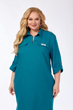 Платье СиБон 0184л бирюза - фото 2