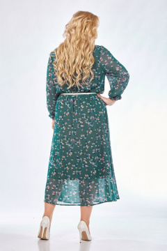 Платье СиБон 0330 зеленый - фото 4