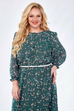 Платье СиБон 0330 зеленый - фото 3