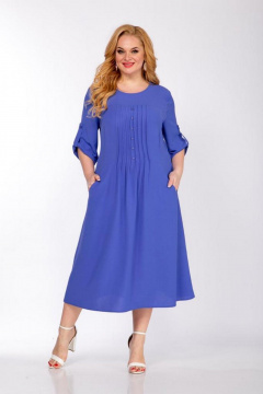 Платье СиБон 0224л василек - фото 2