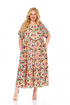 Платье СиБон 0366 цветочная_поляна - фото 2