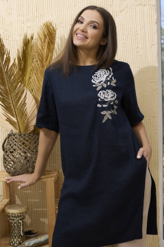 Туника Ma Сherie 1167 темно-синий - фото 1