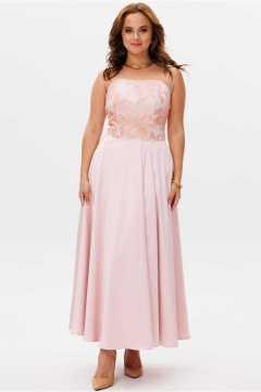 Платье Mislana 1211 розовый - фото 2
