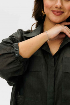 Блуза, брюки Mislana 11093 темно-зеленый - фото 5