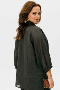 Блуза, брюки Mislana 11093 темно-зеленый - фото 2