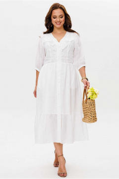 Платье Mislana 11100 белый - фото 5