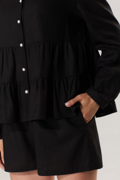 Блуза T.N.D М119 черный - фото 4