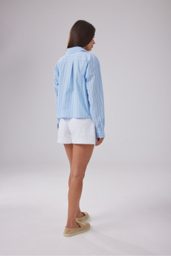 Рубашка T.N.D М138 голубой - фото 3