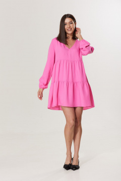 Платье T.N.D М219 розовый - фото 1