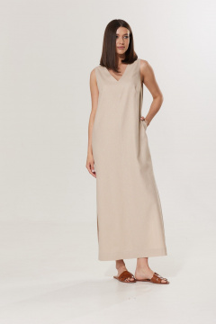 Платье T.N.D М217 бежевый - фото 3