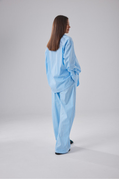 Брюки T.N.D М348 голубой - фото 3