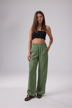 Брюки T.N.D М351 зелeный - фото 2