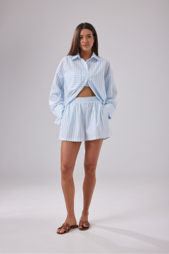 Рубашка, шорты T.N.D М434 белый - фото 1