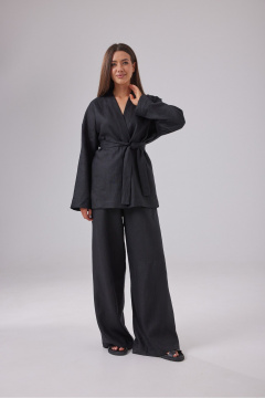 Блуза, брюки T.N.D M438 черный - фото 3