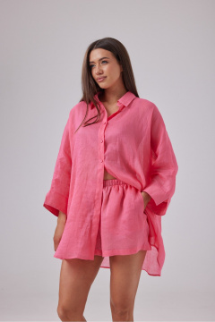 Рубашка, шорты T.N.D М443 розовый - фото 5