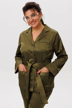 Блуза, брюки Anelli 1619 оливковая_роща - фото 2