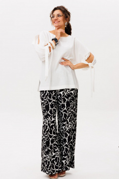 Блуза, брюки Anelli 1536 тень_цветка - фото 3