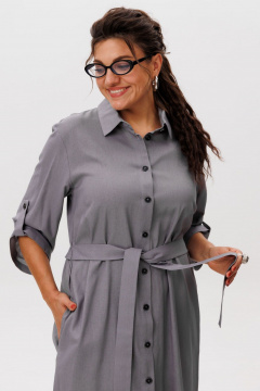 Платье Anelli 1579 графитовый_шепот - фото 3