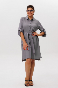 Платье Anelli 1579 графитовый_шепот - фото 1