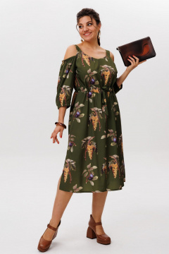 Платье Anelli 1615 виноградная_лоза - фото 2