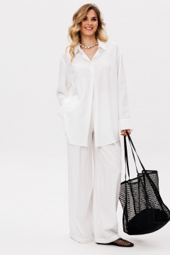 Брюки EOLA 2854 молочный - фото 5