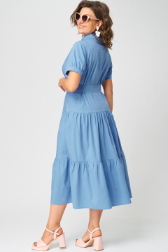 Платье EVA GRANT 7168С голубой - фото 4
