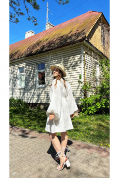 Платье ALIN 3003 белый - фото 5