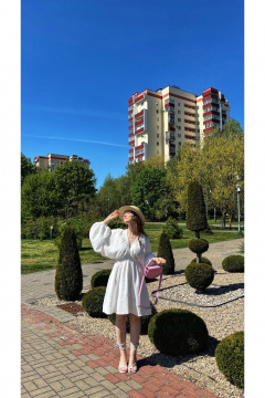 Платье ALIN 3003 белый - фото 4