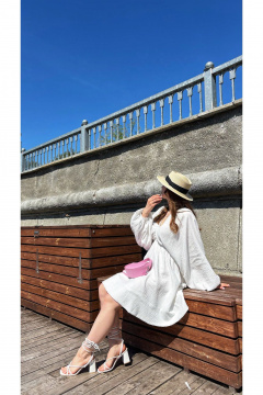 Платье ALIN 3003 белый - фото 2