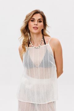 Брюки EOLA 2875 молочный - фото 5