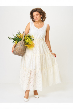 Платье Zlata 4456 молочный - фото 1