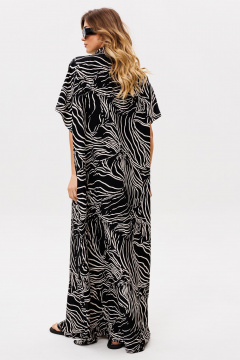 Платье EOLA 2859 черный_принт - фото 2