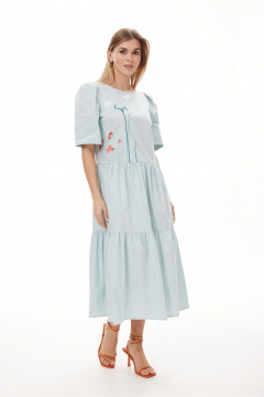 Платье NiV NiV fashion 409 светлая_бирюза - фото 1