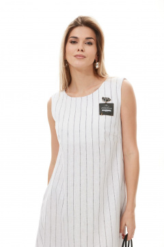 Платье NiV NiV fashion 411 белый - фото 4