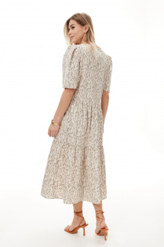 Платье NiV NiV fashion 412 светло-бежевый - фото 2