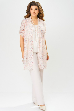 Брюки, туника Fita 1515 кремово-розовый - фото 5