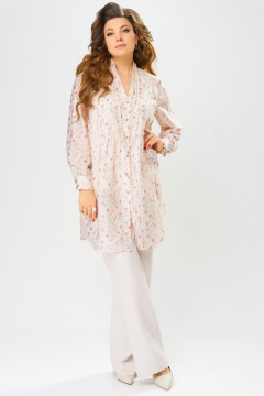 Брюки, туника Fita 1515 кремово-розовый - фото 2