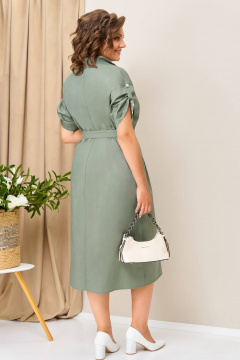 Платье VOLNA 1419 хаки - фото 2