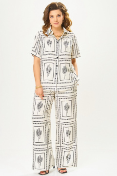 Блуза, брюки Fita 3101 молочно-бежевый - фото 2