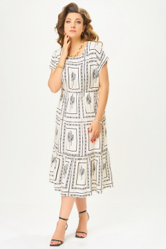 Платье Fita 5061 молочно-бежевый - фото 2
