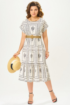 Платье Fita 5061 молочно-бежевый - фото 1